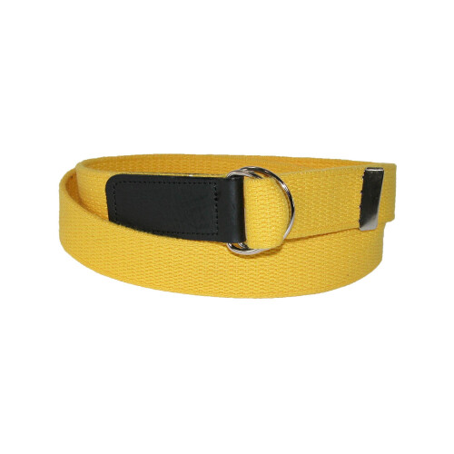 CTM Plus Size Cotton Web Belt with Double D Ring Buckle 2