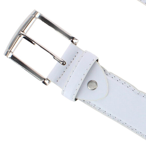 CTM Men's Big & Tall 38 mm Wide Basic Leather Belt 1