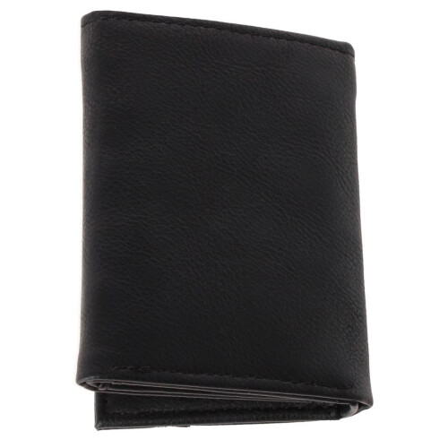 Lee Men's Pebble Grain Trifold Wallet with Logo 2
