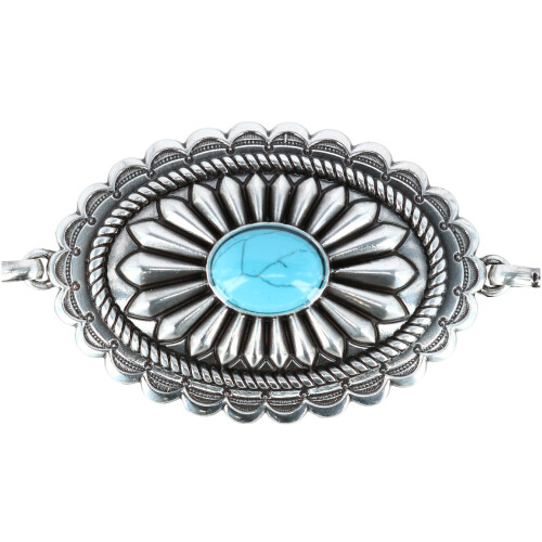 Ariat Women's Concho Chain Belt with Turquoise 2