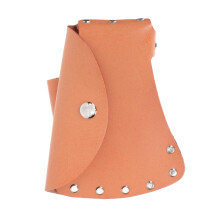 Leather Axe Sheath Blade Protection Cover for Hatchet, Durable Outdoor Axe Head Cover for Camping