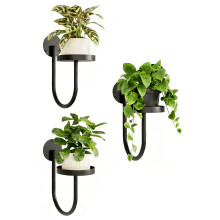 3Pcs Practical Iron Plant Display Shelf for Bedroom Living Room