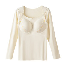 Maternity Nursing Top Private Breastfeeding-Creamy yellow XXXL