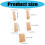 Solid Wood Eyewear Storage Stand Display Holder Rack with-4 pay 4
