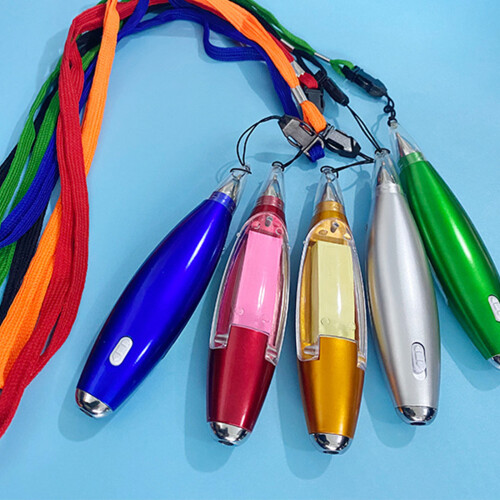 Stylo à bille lumineux Compact, 5 pièces, avec Note-Orange 1