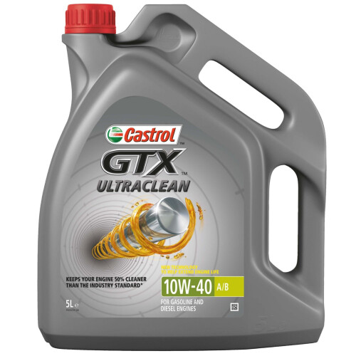 Castrol GTX Ultraclean 10W-40 A/B Motoröl 5L
