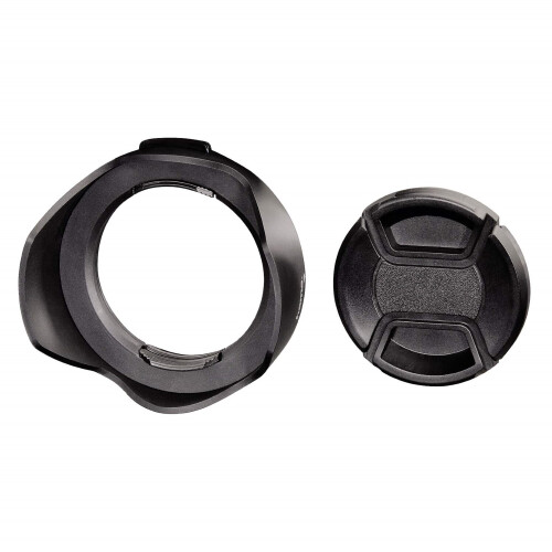 Hama Gegenlichtblende Snap mit Objektivdeckel 58mm 1