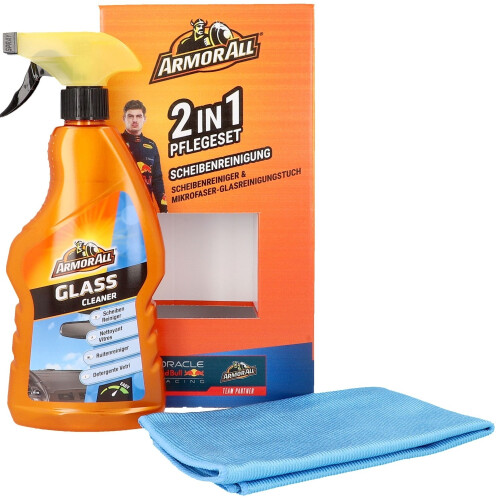 2in1 Scheiben-Reiniger 500ml + Mikrofasertuch 2