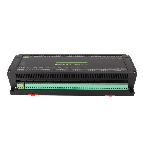 RTU Relay Module 32-Channel RS485 Rail-Mount ABS