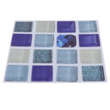 18pcs Mosaic Tile Transfer Stickers for DIY Bathroom Kitchen Home 10cm x 10cm