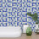 18 Stück Mosaik Aufkleber selbstklebend 10x10cm 6