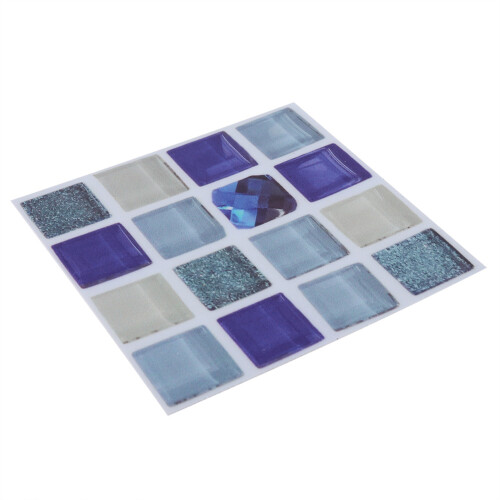 18 Stück Mosaik Aufkleber selbstklebend 10x10cm 1