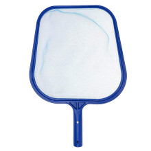 Pool Skimmer Net with Fine Mesh and Durable Metal Frame for Leaves and Debris Removal in Pool, Spa, Pond (Blue)