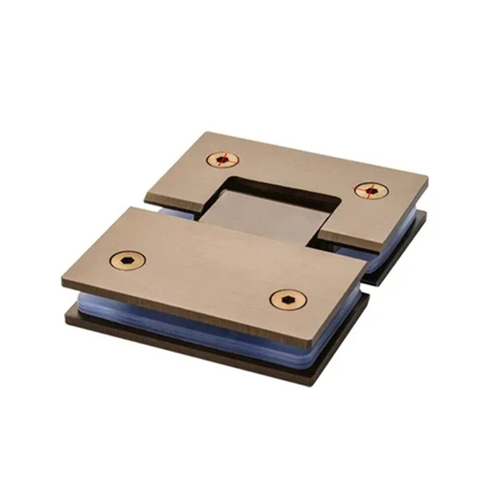 304 Stainless Steel Door Hinge - 180 Degree Bilateral Clip For Shower Glass C 6032309166075