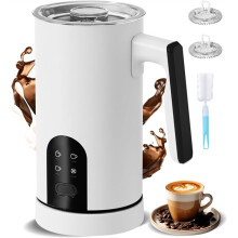 Elektrische Melkschuimer, 4-in-1 Automatische Melkstomer en -Schuimer, 350 Ml, voor Latte, Cappuccino, Matcha, EU-Stekker
