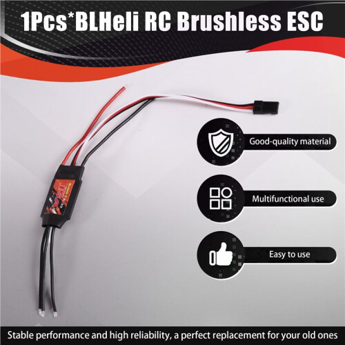 BLHeli RC Brushless ESC 15A Electric Speed Controller for Quadcopter Aircraft Model Fixed Wing Multi-Axis FPV RC Drone 1