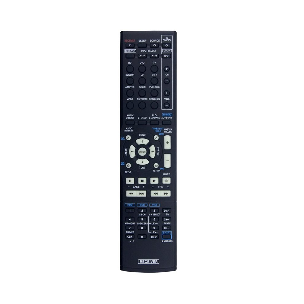 Axd7619 Replace Remote For Av Receiver Vsx-519V Vsx-521-K Vsx-1023 Vsx-1024-K Vsx-822-K Vsx-1022-K Vsx-1022 6032309185700