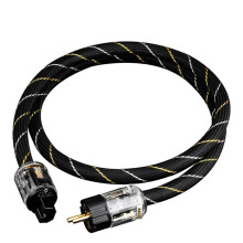 Copper AC Power Cable HiFi Audio EU Power Cord Pure Copper Power Cable Connector for Amplifier DAC CD Player