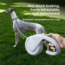 5m Retractable Dog Leash Pet Leash Traction Rope Reflective Belt Automatic Flexible Leash for Small Medium Large Dogs