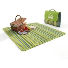 Picnic Blanket 200x200cm Foldable Picnic Mat with PVC Water Resistant Backing Portable Beach Blanket Outdoor Picnic Rug for Camping Garden Travel