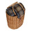 Wicker Oval Ravenstor Fitted Cool Bag Drinks Picnic Basket 4