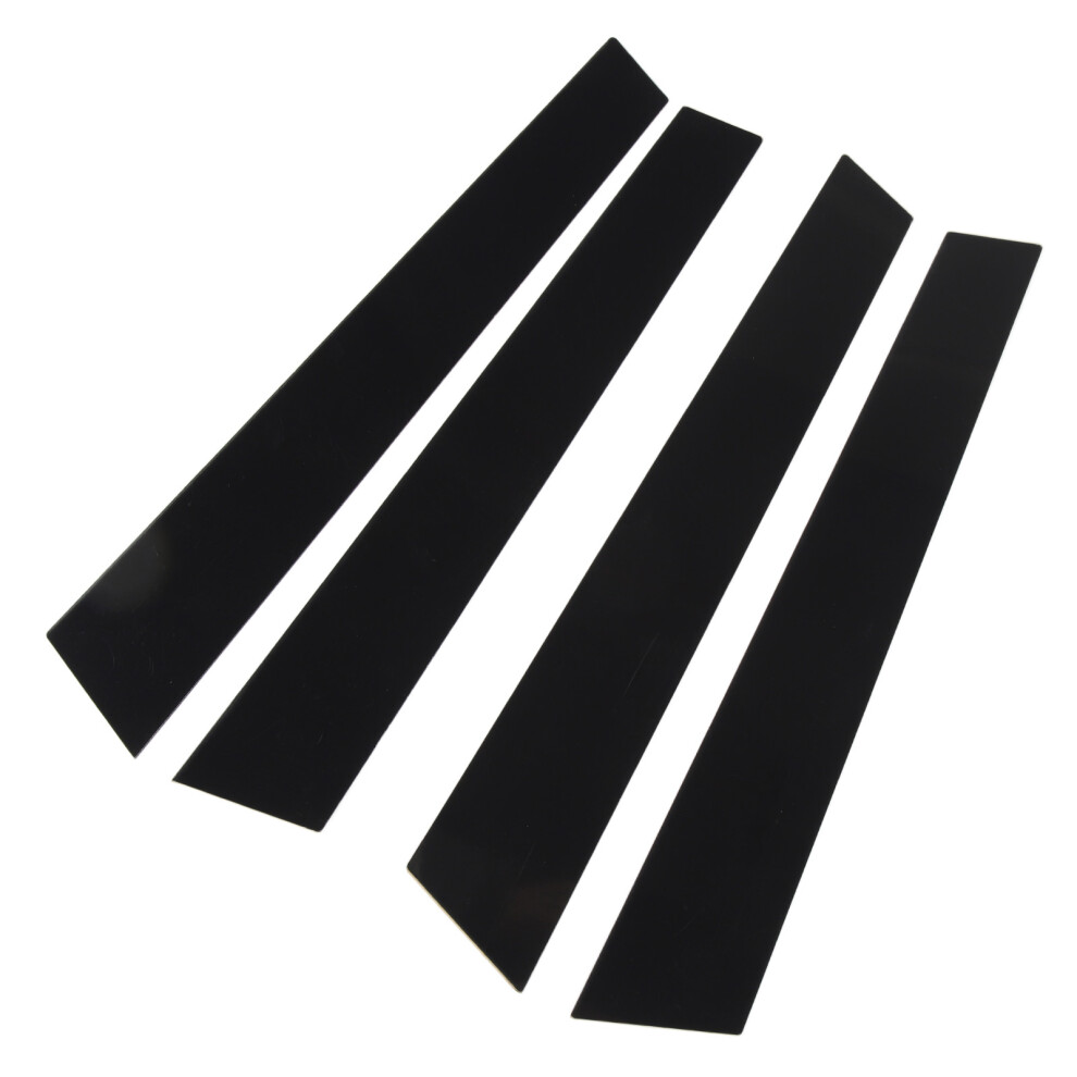 4Pcs Pc Plastic Pillar Post Trim For Panamera 970 Black 7293282088689