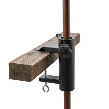GEEZY Balcony Parasol Clamp Bracket 33-38mm Garden Umbrella Holder Fixings for Fence