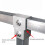 Vierkantrohr-Adapter, Aluminiumlegierung,-20x20 Ellenbogen 5