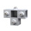 Square Tube Connector Connection Fastener Fixed-20x20 Big 4ways 1