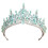 Elegante silberne Tiaras mit Designs für-silbergrünes Protein 1