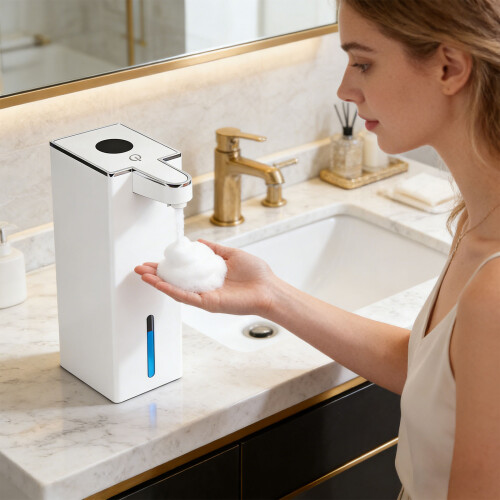 Effective Automatic Soap Dispenser produced-Black drip model 1