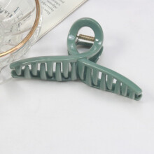 Dark Green Acrylic Hair Claw Clip for Thick Hair, Strong Hold and Durable Everyday Styling