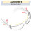 12 Pack Safety Glasses, Scratch & Impact with Wrap-Around Lens 5