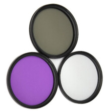 3 In1 Lens Filter Set for Cameras 58mm with UV+CPL+FLD Filters and Carry Bag for Various Scenes