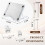 104pcs Macrame Board and Adjustable Holder Sided Grids Macrame Project Board Macrame Tools for Braiding Cording Bracelet 7