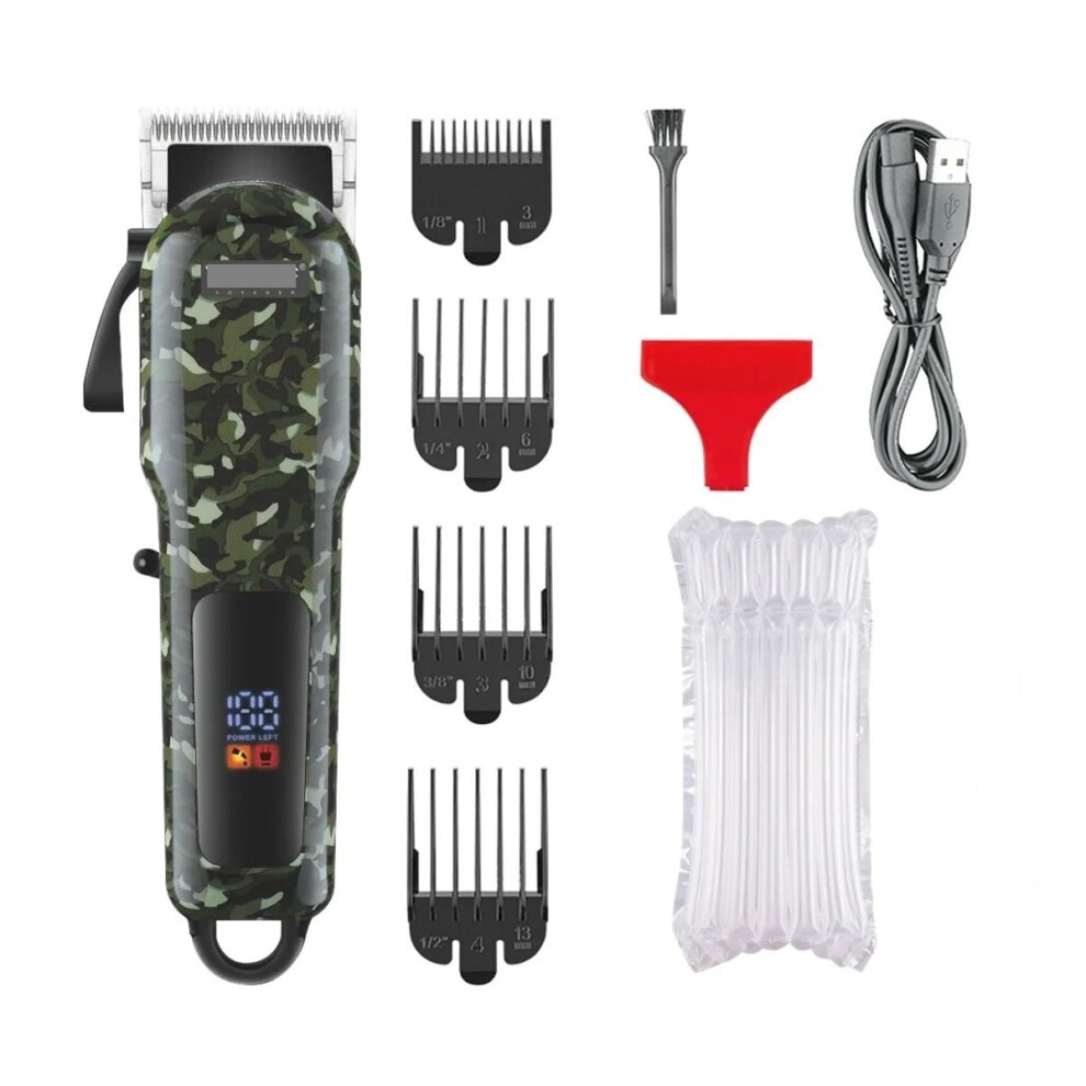 Professional Hair Clipper for Men V665 Cordless Hair Trimmer with Adjustable Taper Lever and LED Display