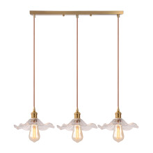 3 Lights Vintage Interior Ceiling Light Glass Pendant Light Retro Pendant Lights Modern Glass Pendant Light