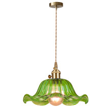 Glass Pendant Light Vintage Interior Ceiling Light Retro Pendant Lights Modern Pendant Light Green