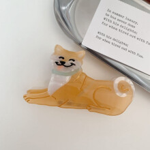 Corgi Dog Hair Claw Clips for Women Girls, Cute Acetate Hair Clip with Secure Grip and Gentle Hold