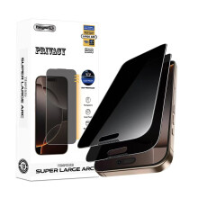 Paquete de 3 protectores de pantalla de vidrio de privacidad 9D para iPhone 17 Air