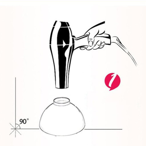 Black Hair Dryer Diffuser Attachment, Lightweight Durable Plastic, Universal Fit for Travel 1