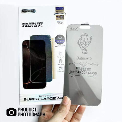 Pack of 3 9D Privacy Glass Screen Protector For iPhone 17 Pro 1