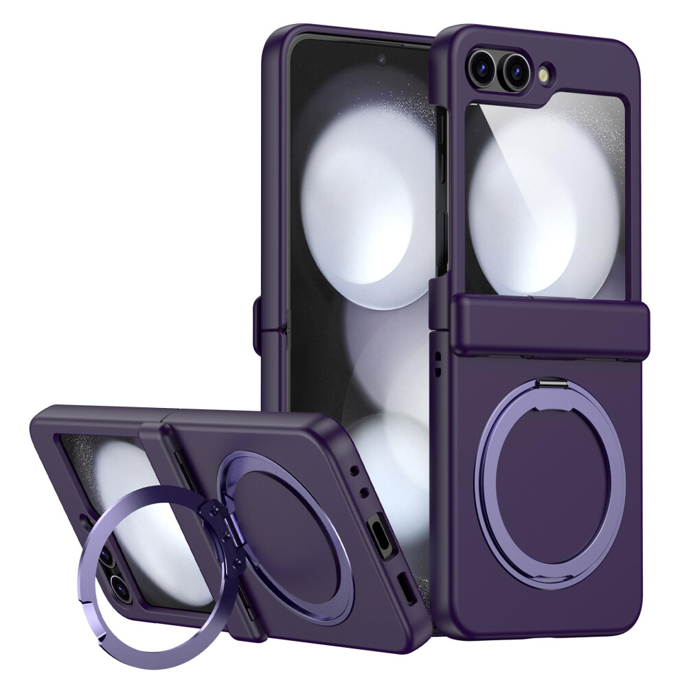 Magsafe Case With Aluminum Kickstand, Slim Shockproof Full Hinge Protection For Samsung Galaxy Z Flip 5 9771547031048