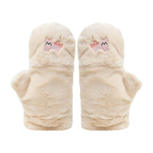 USB Heated Fingerless Gloves with ThreeLevel Heat Control, Touchscreen Wool Mittens for Women and Men