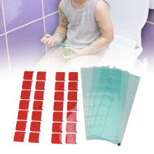 4 Sets Pee Guard for Toilet Seat Splash Guard PC