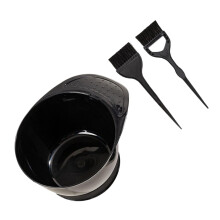 Professional Hair Dye Brush and Bowl Set for Salon and Home Use, Easy Clean Mixing Bowl for Precise Color Application