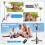 Bluetooth Selfie Stick Tripod with Wireless Remote, Extendable Adjustable Stand for iPhone and Android Smartphones Black 2