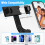 Bluetooth Selfie Stick Tripod with Wireless Remote, Extendable Adjustable Stand for iPhone and Android Smartphones Black 5