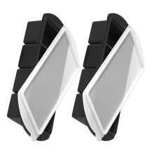 Set Of 2 Safe Flexible Holding Dishes With Measuring-Black