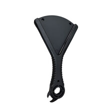 Ergonomic Can Opener And Bottle Opener 2 In 1 Design-Black